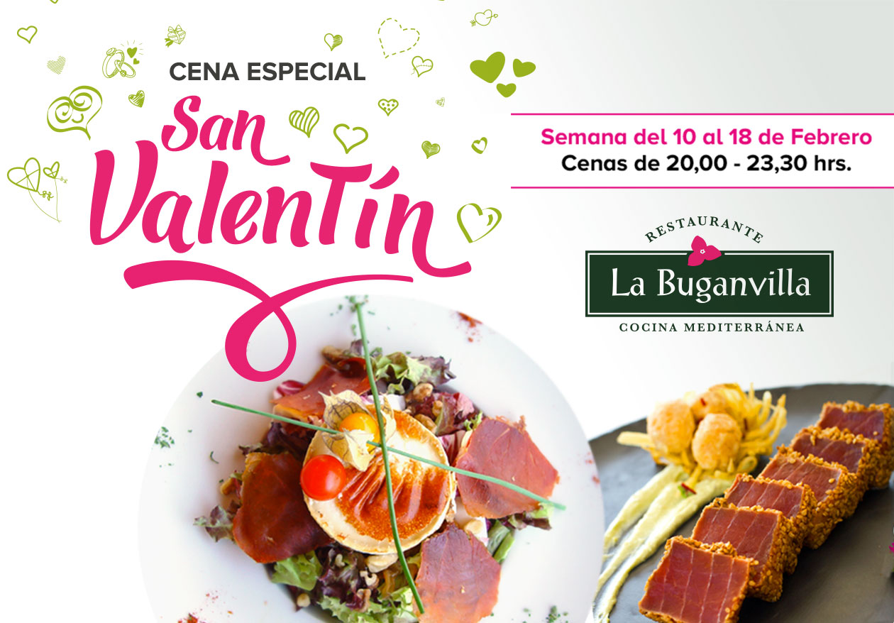 Menú especial San Valentín